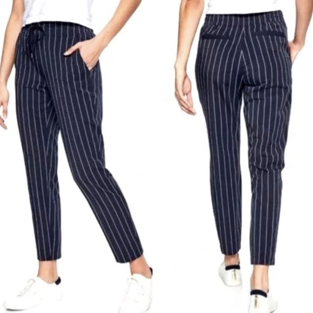 Athleta Midtown Stripe Ankle Pants